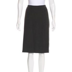 Armani Collezioni Grey A-Line Skirt